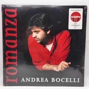 Andrea Bocelli Romanza 2LP Translucent Red Vinyl 2020 Universal Target Ltd Ed